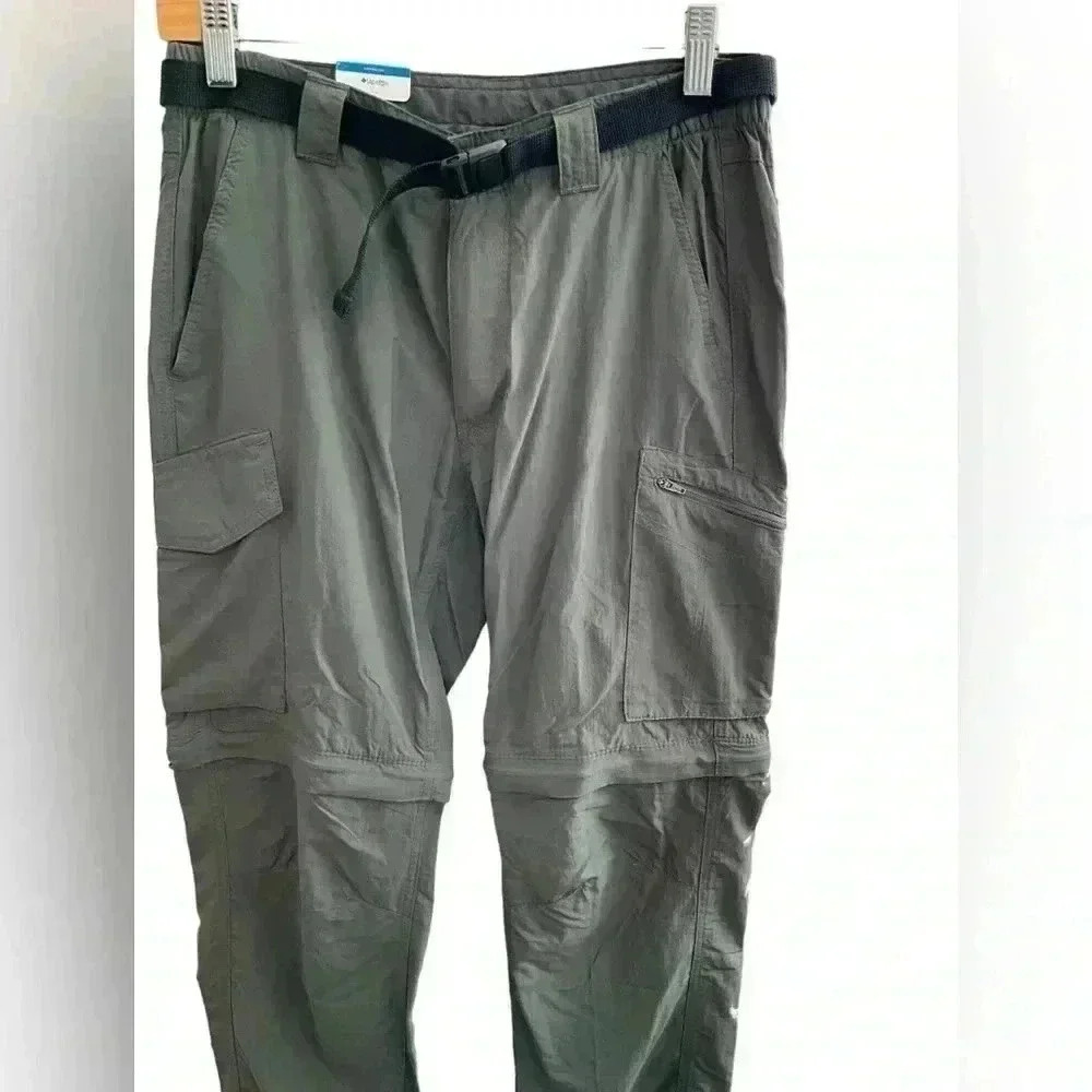 Columbia Convertible Pants Men's 30 x 30 Green Omni Shade Sun Protection Hiking - Picture 3 of 9